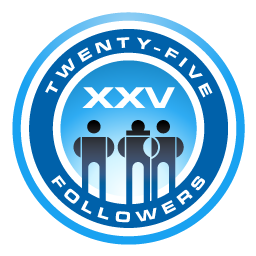 Twenty five followers