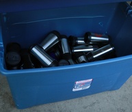 Reusing cups to avoid plastic waste
