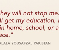 I will get my education