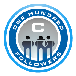 One hundred followers