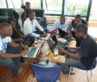 Ufahamu members at work